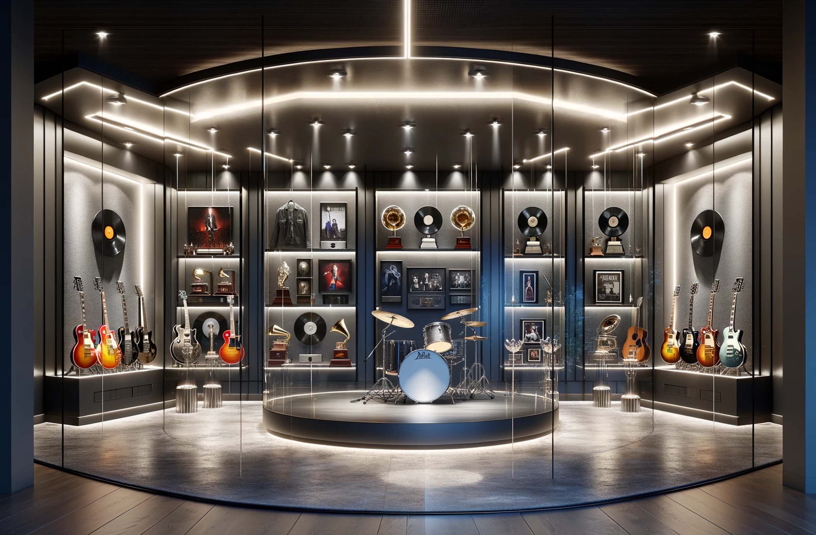 Carbon Heritage connoisseur music award and instrument showroom