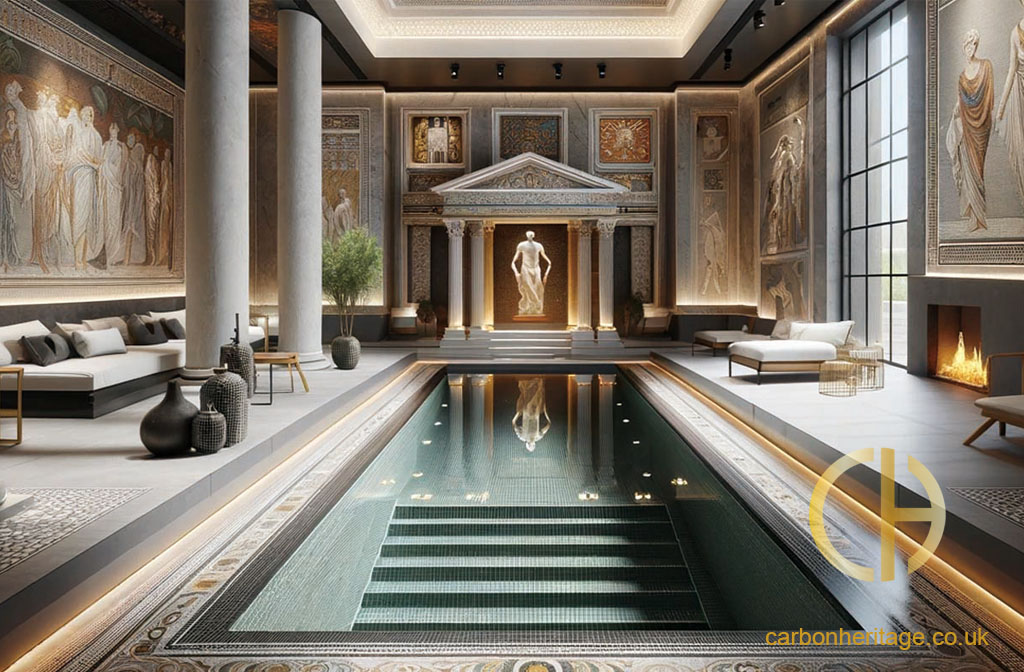 Carbon Heritage roman bath house design for the ultimate in luxury