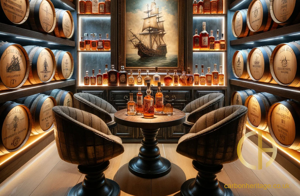 Carbon Heritage rum runner lounge design for the ultimate in luxury