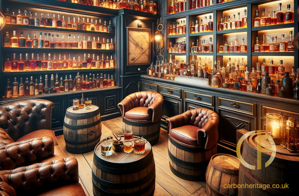 Carbon Heritage rum runner lounge design for the ultimate in luxury