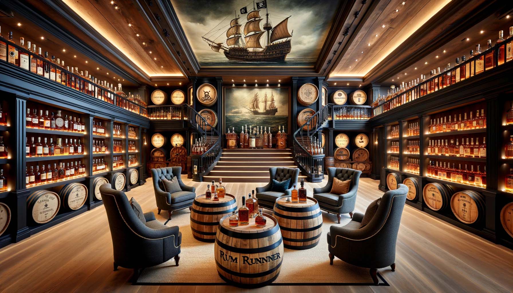 Carbon Heritage connoisseur luxurious rum runner lounge