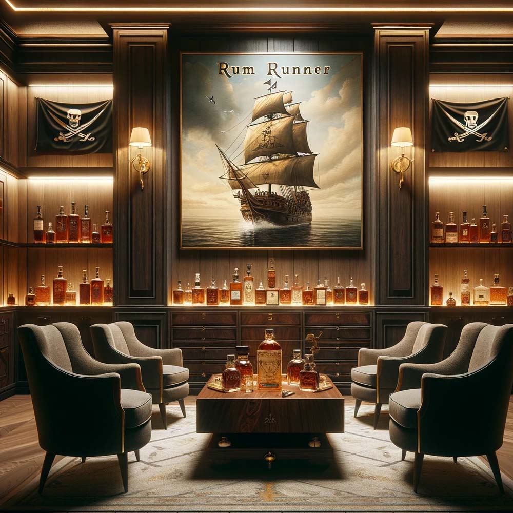 Carbon Heritage showcasing the luxurious rum runner lounge