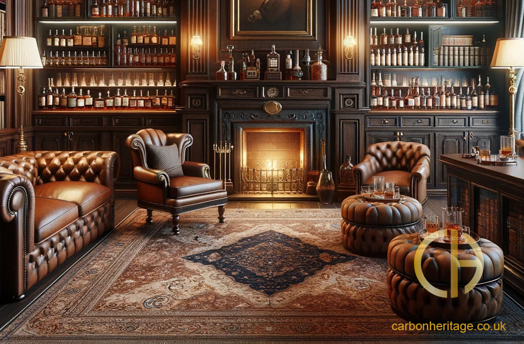 Carbon Heritage whiskey lounge design for the ultimate in luxury