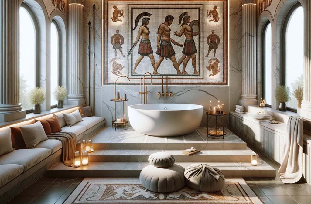 Carbon Heritage Bespoke Roman Style Bathrooms