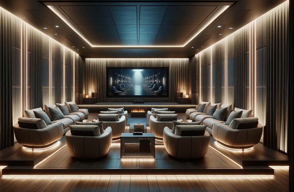 Carbon Heritage Bespoke Home Cinema Room